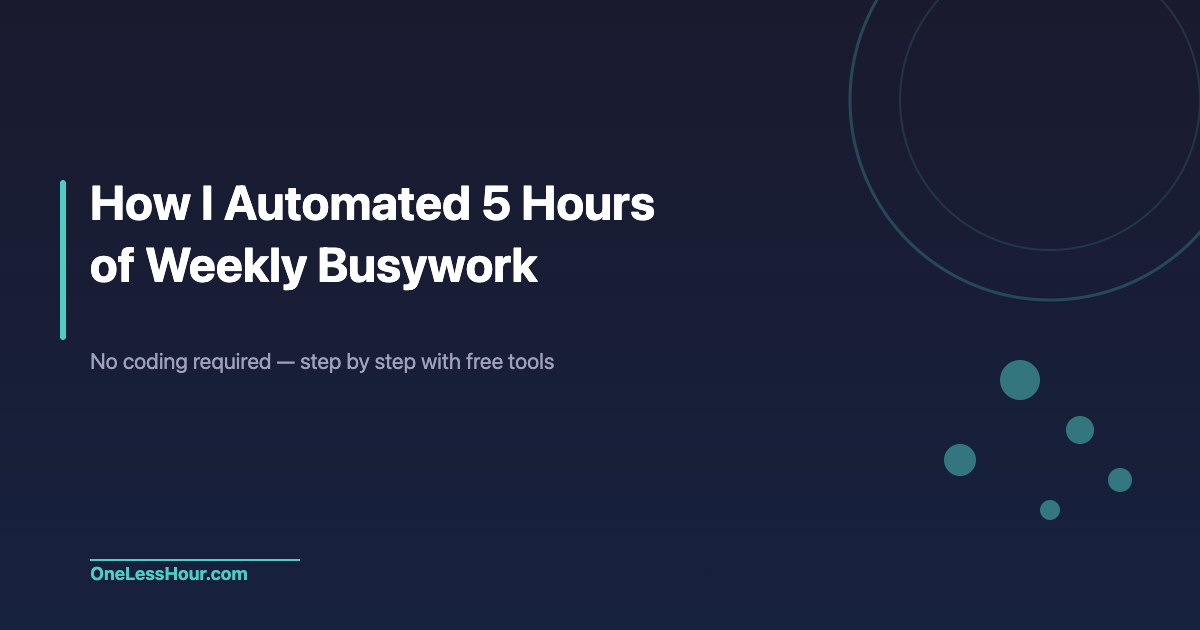 How to automate daily tasks with AI