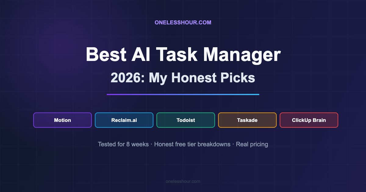 Best AI Task Manager 2026: My Honest Picks for Every Budget