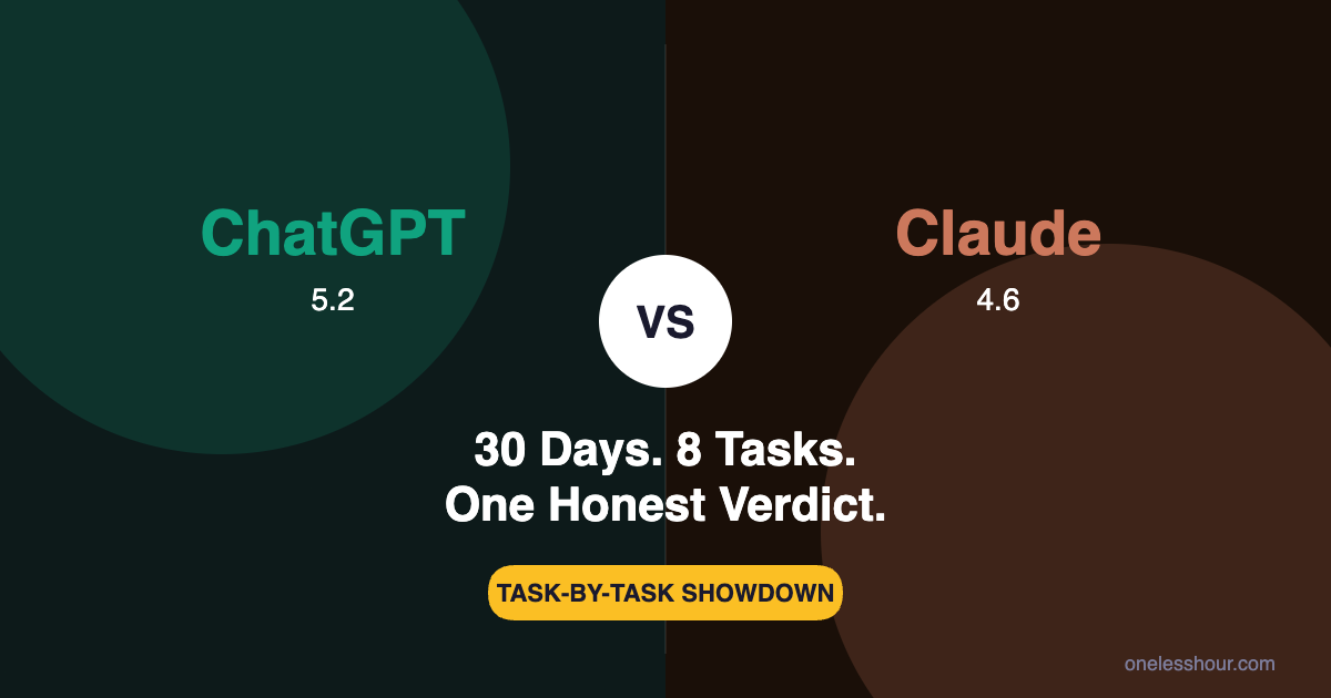 ChatGPT vs Claude 2026 — task-by-task showdown featured image